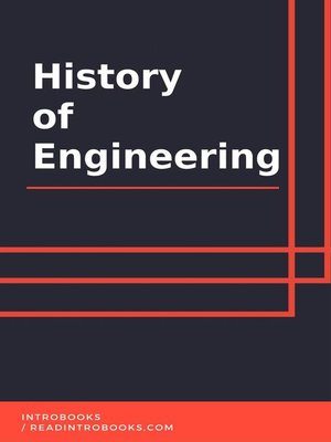 cover image of History of Engineering